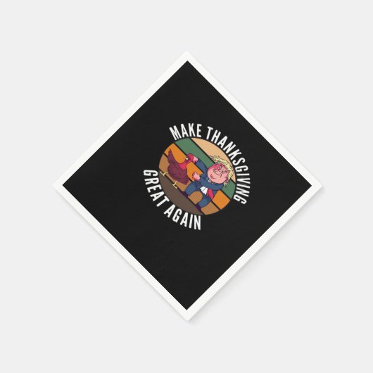 Maak Thanksgiving weer geweldig Trumpkin - Funny T Servet (Hoek)