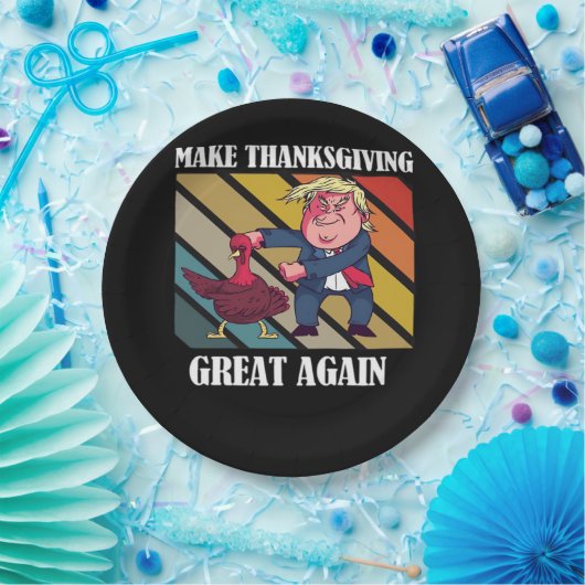 Maak Thanksgiving weer geweldig Trumpkin - Sloth & Papieren Bordje (Feest)