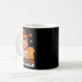 Maak Thanksgiving weer Groot Amerika Herfst Blader Koffiemok (Voorkant links)