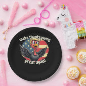 Maak Thanksgiving weer groot Thanksgiving Papieren Bordje (Feest)