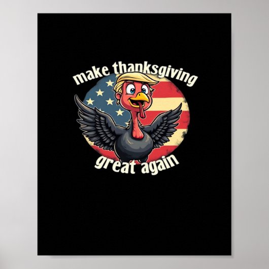 Maak Thanksgiving weer groot Thanksgiving Poster (Voorkant)