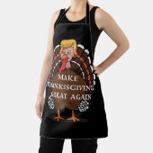 Maak Thanksgiving weer groot Trump Turkije 2024 Schort (Insitu)