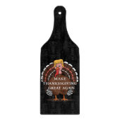 Maak Thanksgiving weer groot Trump Turkije 2024 Snijplank (Voorkant)