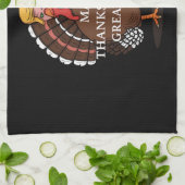 Maak Thanksgiving weer groot Trump Turkije 2024 Theedoek (Gevouwen)