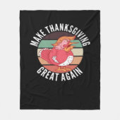 Maak Thanksgiving weer groot Trumpkin – Politiek Fleece Deken (Voorkant)