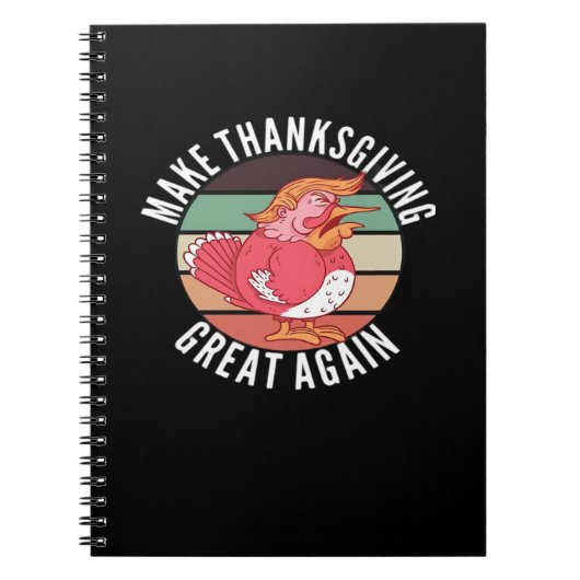 Maak Thanksgiving weer groot Trumpkin – Politiek Notitieboek (Voorkant)