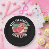 Maak Thanksgiving weer groot Trumpkin – Politiek Papieren Bordje (Feest)