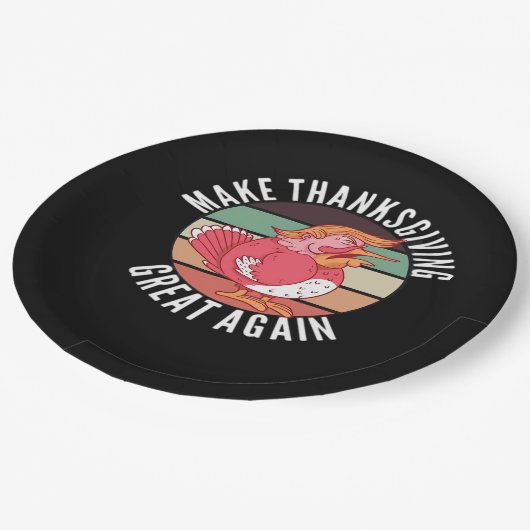 Maak Thanksgiving weer groot Trumpkin – Politiek Papieren Bordje (Gekanteld)