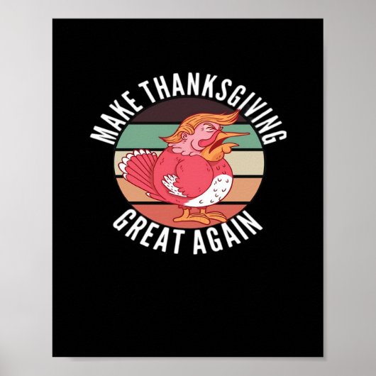 Maak Thanksgiving weer groot Trumpkin – Politiek Poster (Voorkant)