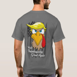Maak Thanksgiving weer groot Turkije Amerika T-shirt