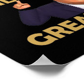 Maak Toilet weer geweldig Funny Donald Trump Poster (Hoek)