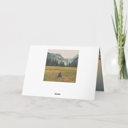 Maak tot Uw Eigen Heup Retro Collage van het Paar Kaart (Achterkant)