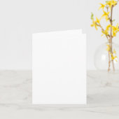 Maak tot uw eigen notakaarten 4 " x5.6" Verticaal Kaart (Gele Bloem)