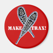 Maak Trax! sneeuwschoen Promo Magnet gekruiste sch (Voorkant)