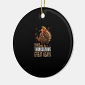 Maak Turkije weer groot Grappige Thanksgiving Trum Keramisch Ornament (Links)