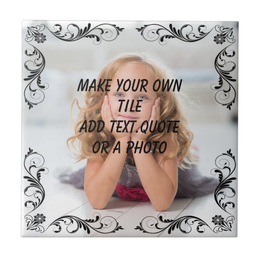 MAAK U EIGEN CERAMISCHE TIL TEGELTJE (Voorkant)