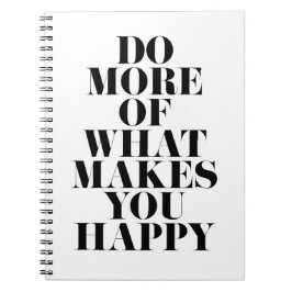 Maak u tevreden Minimale Motivatie Citaat Notitieboek