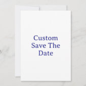 Maak uw aangepaste 5" x 7" Save The Date kaart (Voorkant)