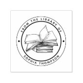 Maak uw aangepaste 'uit de bibliotheek van'  zelfinktende stempel (Design)