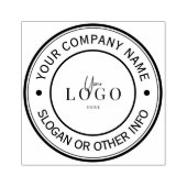 Maak uw bedrijfslogo Aangepaste rubberen stempel (Afrduk)