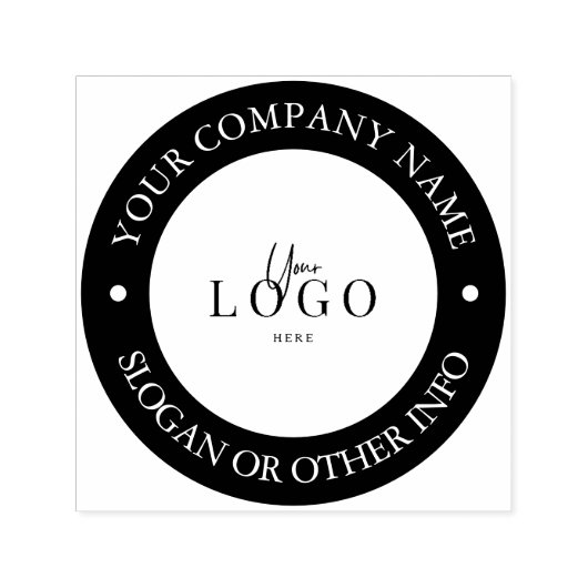 Maak uw bedrijfslogo Aangepaste zelfinkende S Zelfinktende Stempel (Design)