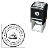 Maak uw bedrijfslogo Aangepaste zelfinktkende stem Zelfinktende Stempel (In situ)