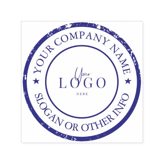 Maak uw bedrijfslogo Aangepaste zelfinktkende stem Zelfinktende Stempel (Design)