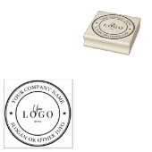 Maak uw bedrijfslogo op maat rubberstempel (Gestempeld)
