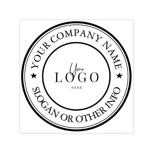 Maak uw bedrijfslogo op maat  zelfinktende stempel (Design)