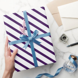 Maak Uw Cadeau Elegant in Diep Paars Cadeaupapier