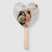 Maak uw dag speciaal - Wedding Heart Hand Fan Handwaaier (Achterkant)