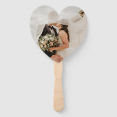 Maak uw dag speciaal - Wedding Heart Hand Fan Handwaaier (Voorkant)