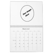 Maak uw één van een soort agenda kalender (Mar 2027)