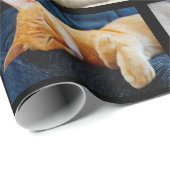 Maak uw eigen 10 foto-collage op zwart cadeaupapier (Rol Hoek)