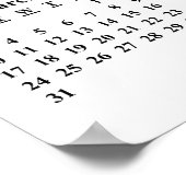 Maak uw eigen 2019 aangepaste kalenderposter poster (Hoek)