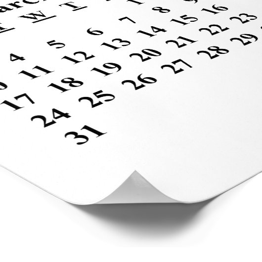 Maak uw eigen 2019 kalenderposter met eigen afbeel poster (Hoek)