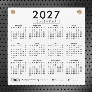 Maak uw eigen 2027 Zakelijke Logo Agenda