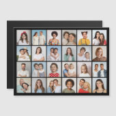 Maak uw eigen 24 foto collage magnetische kaart magnetische uitnodiging (Voorkant / Achterkant)