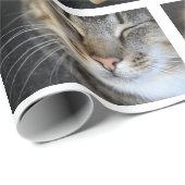 Maak uw eigen 5 Foto collage op wit Cadeaupapier (Rol Hoek)