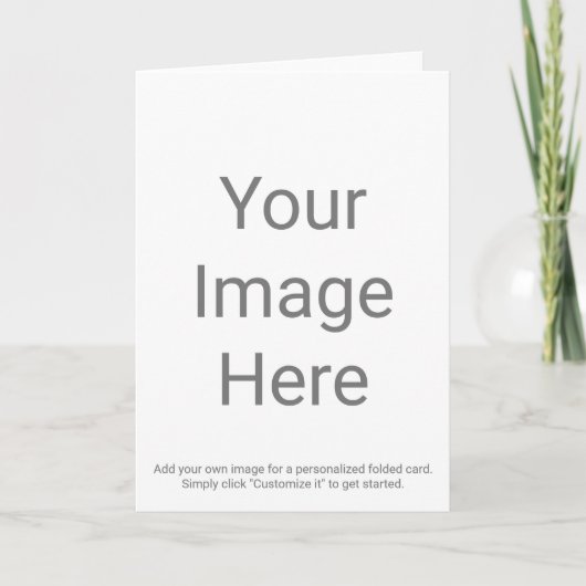 Maak uw eigen 5" x 7" gevouwen wenskaart kaart (Voorkant)