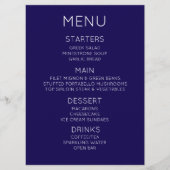 Maak Uw Eigen Aangepast Menu (Voorkant)
