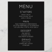 Maak Uw Eigen Aangepast Menu (Voorkant)