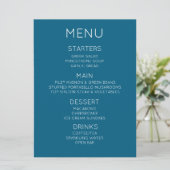 Maak Uw Eigen Aangepast Menu (Staand voorkant)