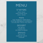 Maak Uw Eigen Aangepast Menu (Voorkant)