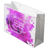 Maak Uw Eigen Aangepast Ontwerp Groot Cadeauzakje (Voorkant Gekanteld)