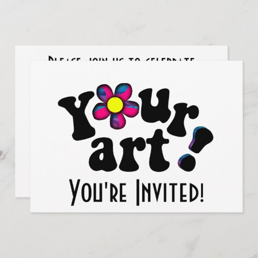 Maak uw eigen aangepast werk of foto kaart (Voorkant / Achterkant)