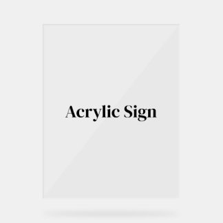 Maak Uw Eigen Aangepaste 11" x 14" Acryl Bord