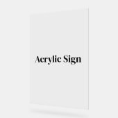Maak Uw Eigen Aangepaste 12" x 18" Acryl Bord (Hoek)