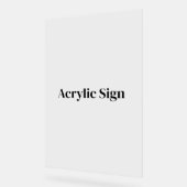 Maak Uw Eigen Aangepaste 20" x 30" Acryl Bord (Hoek)