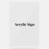 Maak Uw Eigen Aangepaste 24" x 36" Acryl Bord (Voorkant)